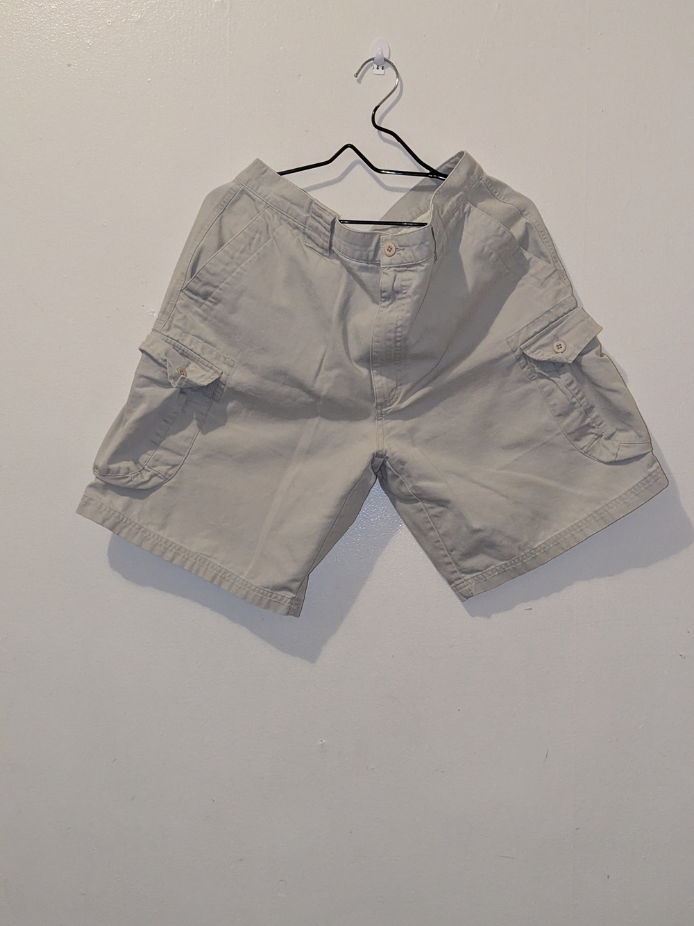 L.L. Bean Khaki Shorts with Logo Patch
